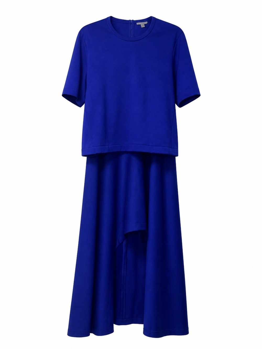 COS Women’s Royal Blue Cut-Out Long Jersey Skirt (S)And Top(L)Set